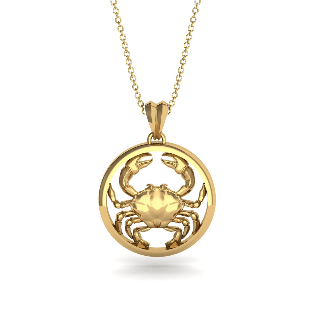 Elegant Zodiac Pendant - Cancer No. 1
