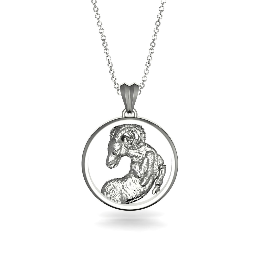 Elegant Zodiac Pendant - Aries No. 3