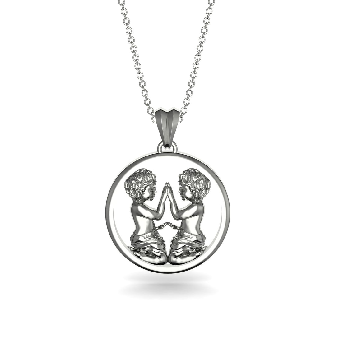 Elegant Zodiac Pendant - Gemini No. 3