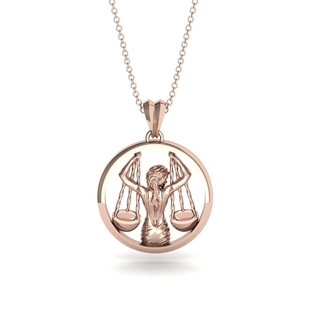 Elegant Zodiac Pendant - Libra No. 2