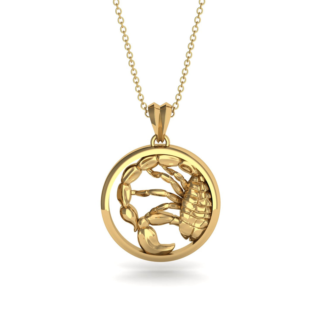 Elegant Zodiac Pendant - Scorpio No. 1