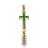 Emerald Cross Men Chain Bracelet - Nicholas No. 4 image 1