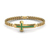 Emerald Cross Men Chain Bracelet - Nicholas No. 4 image 2