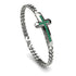 Emerald Cross Men Chain Bracelet - Nicholas No. 6 image 2