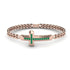 Emerald Cross Men Chain Bracelet - Nicholas No. 5 image 3