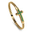 Emerald Cross Men Chain Bracelet - Nicholas No. 4 image 4