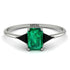 Emerald Cut Emerald With Triangles Ring - Remi No. 36 image 1