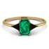 Emerald Cut Emerald With Triangles Ring - Remi No. 34 image 1