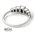 Colin's second down-payment Emerald Cut Black Diamond Geometrical Ring - Briella No. 3900 image 7