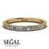 Emerald Cut Diamond Milgrain Eternity Ring - Teagan No. 1 image 2