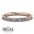 Emerald Cut Diamond Milgrain Eternity Ring - Teagan No. 2 image 2
