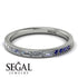 Emerald Cut Diamond Milgrain Eternity Ring - Teagan No. 63 image 3