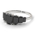 Emerald Cut Black Diamond Ring With Hidden Black Diamonds - Brynlee No. 9 image 2