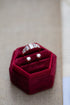 Emerald Cut Sapphire Geometrical Ring - Briella No. 59 image 6