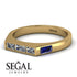 Emerald Cut Thin Diamond Signature Ring - Sara No. 61 image 3