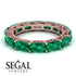 Eternity Emerald Hidden Emeralds Band - Ember No. 50 image 2