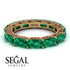 Eternity Emerald Hidden Emeralds Band - Ember No. 49 image 2
