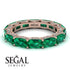 Eternity Emerald Hidden Emeralds Band - Ember No. 5 image 2