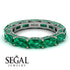 Eternity Emerald Hidden Emeralds Band - Ember No. 21 image 2