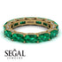 Eternity Emerald Hidden Emeralds Band - Ember No. 4 image 2