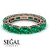 Eternity Emerald Hidden Emeralds Band - Ember No. 35 image 2