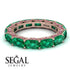 Eternity Emerald Hidden Emeralds Band - Ember No. 50 image 3