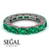 Eternity Emerald Hidden Emeralds Band - Ember No. 51 image 3