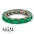 Eternity Emerald Hidden Emeralds Band - Ember No. 20 image 3