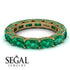 Eternity Emerald Hidden Emeralds Band - Ember No. 19 image 3