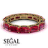 Eternity Emerald Hidden Rubys Band - Ember No. 40 image 2