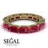 Eternity Emerald Hidden Rubys Band - Ember No. 25 image 2