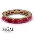 Eternity Emerald Hidden Rubys Band - Ember No. 10 image 2