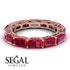 Eternity Emerald Hidden Rubys Band - Ember No. 56 image 2