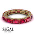 Eternity Emerald Hidden Rubys Band - Ember No. 10 image 3