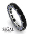 Eternity Emerald Hidden Black Diamonds Band - Ember No. 69 image 10
