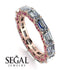 Eternity Emerald Hidden Diamonds Band - Ember No. 47 image 10