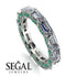 Eternity Emerald Hidden Diamonds Band - Ember No. 18 image 10