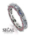 Eternity Emerald Hidden Diamonds Band - Ember No. 48 image 10