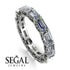 Eternity Emerald Hidden Diamonds Band - Ember No. 33 image 10