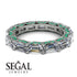 Eternity Emerald Hidden Diamonds Band - Ember No. 18 image 3