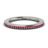 Eternity Ruby Micro Pave Channel Band - Raelynn No. 12 image 1