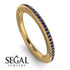Eternity Sapphire Micro Pave Channel Band - Raelynn No. 13 image 2