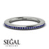 Eternity Sapphire Micro Pave Channel Band - Raelynn No. 15 image 6