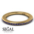 Eternity Sapphire Micro Pave Channel Band - Raelynn No. 13 image 3