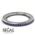 Eternity Sapphire Micro Pave Channel Band - Raelynn No. 15 image 3