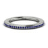 Eternity Sapphire Micro Pave Channel Band - Raelynn No. 15 image 1