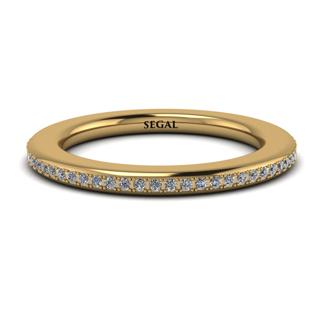 Eternity Diamond Micro Pave Channel Band - Raelynn No. 1