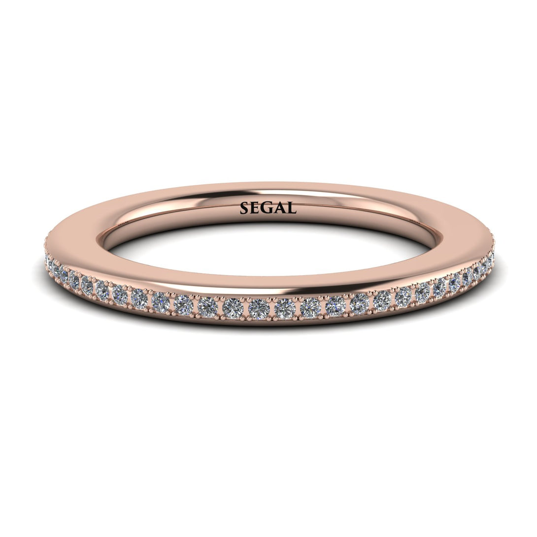 Eternity Diamond Micro Pave Channel Band - Raelynn No. 2