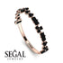 Eternity Mix Black Diamond Ring - Jocelyn No. 8 image 6