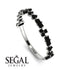 Eternity Mix Black Diamond Ring - Jocelyn No. 9 image 6